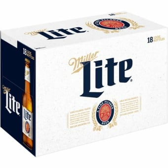 Miller Lite - 18 bottles / 12oz