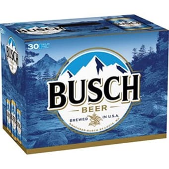Busch Beer - 30 cans / 12oz