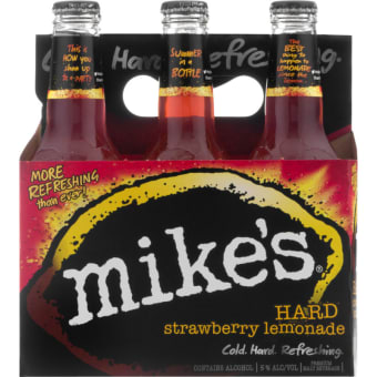 Mike's Hard Strawberry Lemonade Seltzer - 6 bottles / 12oz