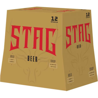 Stag Beer - 12 bottles / 12oz