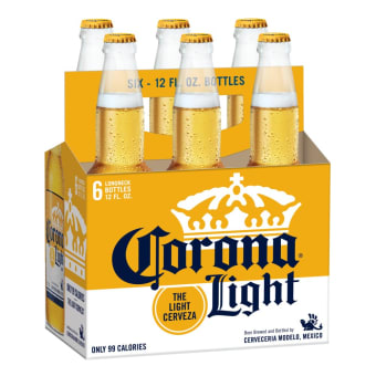 Corona Light Beer - 6 bottles / 12oz