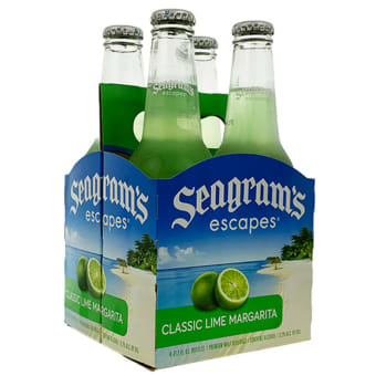 Seagram's Escapes Classic Lime Margarita - 4 bottles / 11.2oz