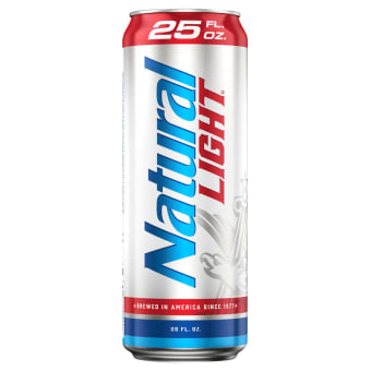 Natural Light Beer - 1 can / 25oz