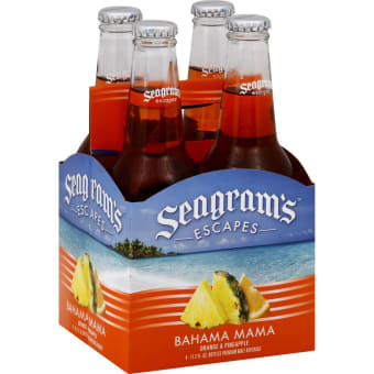 Seagram's Escapes Bahama Mama - 4 bottles / 11.2oz