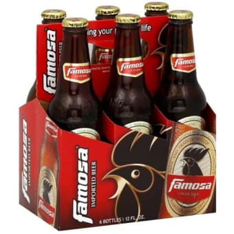 Famosa 6 pack bottle