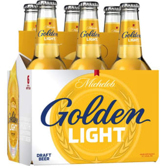 Michelob Golden Light - 6 bottles / 12oz