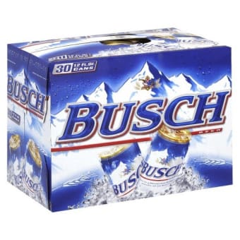 BUSCH BEER 30 PK
