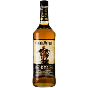 CAPTAIN MORGAN 100 100 PROOF SPICED RUM 1.0L