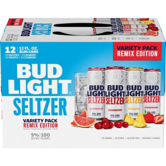 BUDLIGHT SELTZER REMIX VARIETY PACK 12 PK