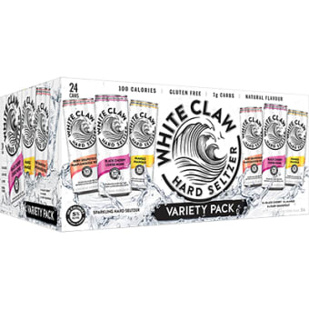 WHITE CLAW 24 VARIETY 24 PK