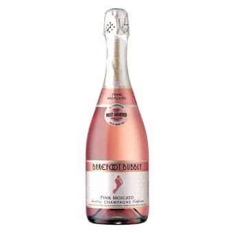 BAREFOOT BUBBLY PINK MOSCATO 750ml