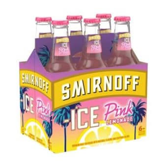 SMIRNOFF ICE PINK LEMONADE 6 PK