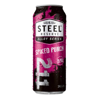 Steel Reserve Spiked Punch Flavored Malt Beverage - 1 can / 24oz