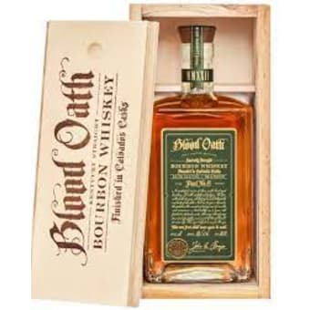 BLOOD OATH STRAIGHT BOURBON NO 9
