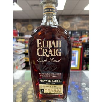 Elijah craig barrel proof ( private barrel ) our store pick