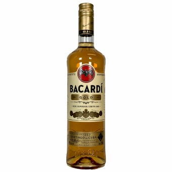 BACARDI GOLD GLASS 750ml
