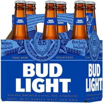 Bud Light 6 Pack Bottle