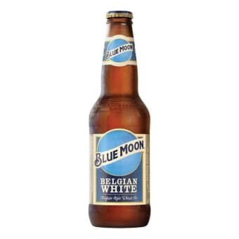 Blue Moon Belgian White Wheat Beer 6 Pack Bottle