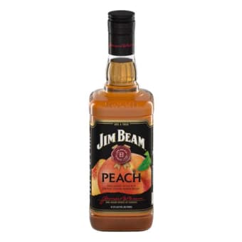 Jim Beam Peach Bourbon Whiskey 750 ml
