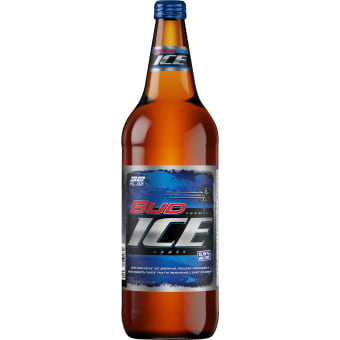 Bud Ice 32 oz bottle