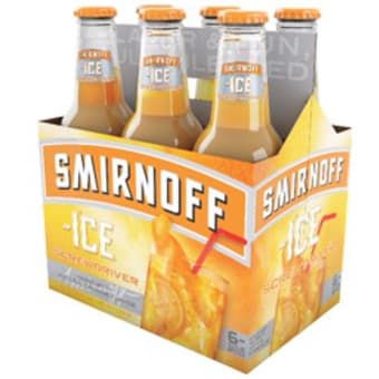 Smirnoff Ice Screwdriver 6 pack 6 pack bottles