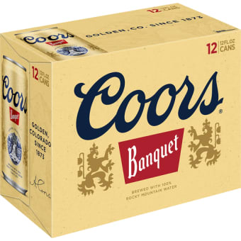 Coors Banquet 12 pack 12 pack cans