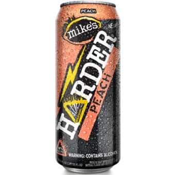 Mikes Harder Peach 23 oz can