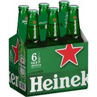Heineken 6 pack 6 pack bottles