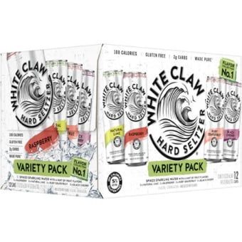White Claw Variety No.1 12 pack cans