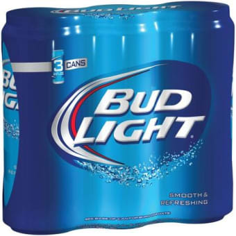 Bud Light 3 pack 3 pack cans