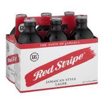 Red Stripe 6 pack 6 pack bottles