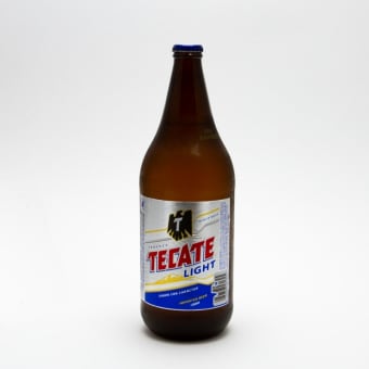 Tecate Light 40 oz bottle