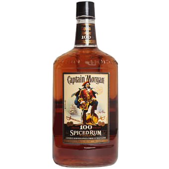 Captain Morgan 100 Proof Spiced Rum - 1.75L