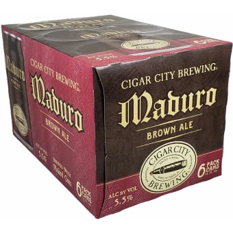 Cigar City Maduro Brown Ale - 6 cans / 12oz