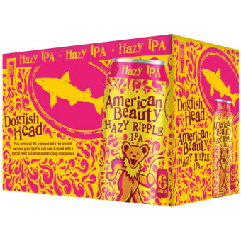 Dogfish Head American Beauty Hazy Ripple IPA - 6 cans / 12oz