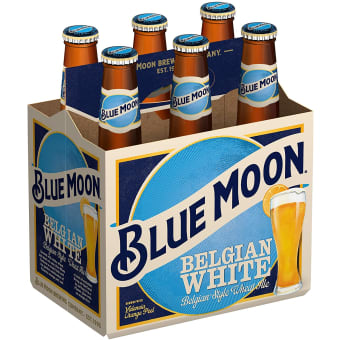 Blue Moon Belgian White Wheat Ale - 6 bottles / 12oz
