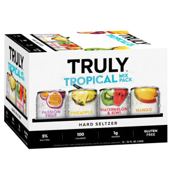 Truly Tropical Variety Pack Hard Seltzer - 12 cans / 12oz