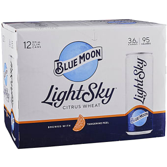 Blue Moon Light Sky - 6 cans / 12oz