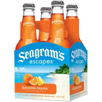 Seagram's Escapes Bahama Mama - 4 bottles / 11.2oz
