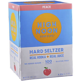 High Noon Peach - 4 cans / 12oz