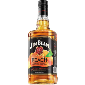 Jim Beam Peach Bourbon Whiskey - 1.75L