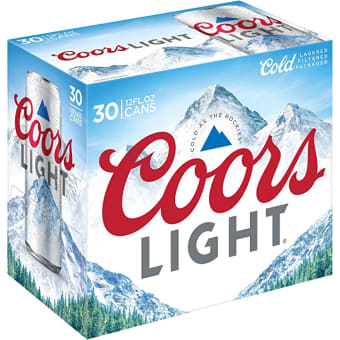 Coors Light - 30 Pack/ 12oz