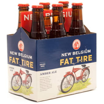 New Belgium Fat Tire Amber Ale - 6 bottles / 12oz