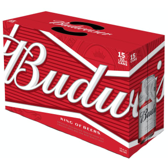 Budweiser - 15 cans / 12oz