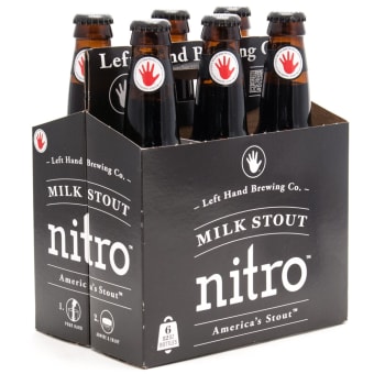 Left Hand Milk Stout Nitro - 6 bottles / 12oz