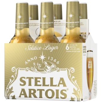 Stella Artois Solstice Lager - 6 bottles / 11.2oz