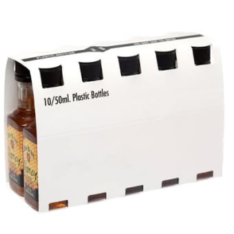 Jim Beam Honey Bourbon Whiskey - 10 bottles / 50mL
