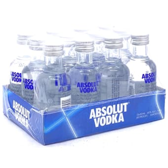 Absolut Vodka - 12 bottles / 50mL