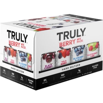 Truly Hard Seltzer Berry Mix Pack Spiked & Sparkling Water - 12 cans / 12oz