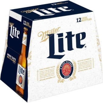 Miller Light 12pk 12oz bottles